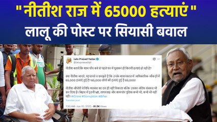 Lalu Yadav ने बिहार की कानून व्यवस्था उठाए सवाल, तो जेडीयू-बीजेपी ने बताया नौवां अजूबा!