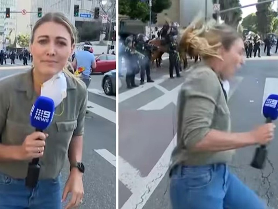 Australian journalist shot by rubber bullet during LA protests