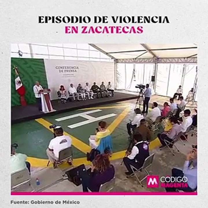 Episodio de violencia en Zacatecas
