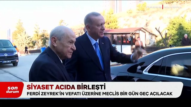 Siyaset acıda birleşti: Zeyrek'in vefatı üzerine Meclis bir gün geç açılacak