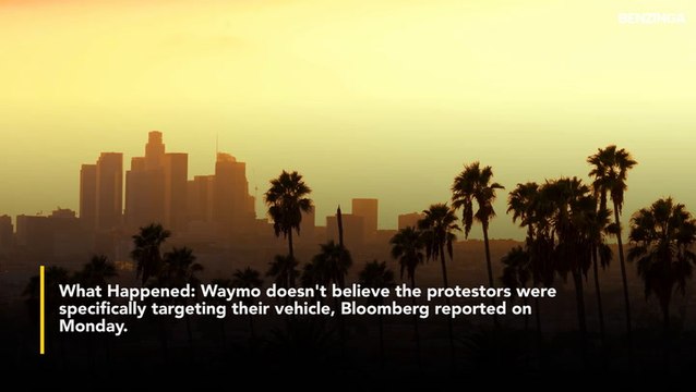 Tesla Robotaxi Rival Waymo Suspends Services In Downtown LA Following Vandalism During Anti-ICE Protests