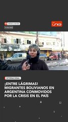 MIGRANTES EN ARGENTINA CONMOVIDOS POR LA CRISIS DE BOLIVIA