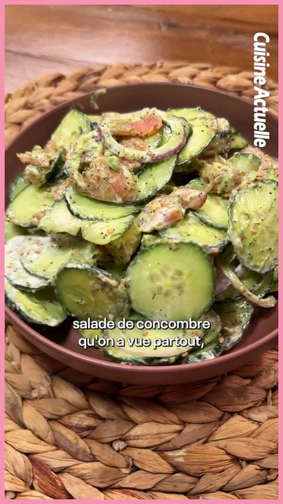 Salade de concombre express
