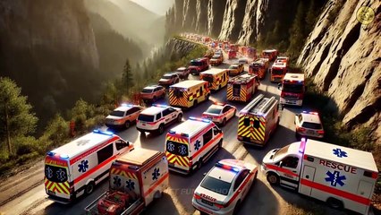 Rabbit helps kitten in acciden.