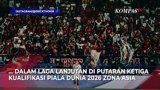 Komentar Ketum PSSI Erick Thohir usai Timnas Indonesia Dikalahkan Jepang 6-0 di Osaka