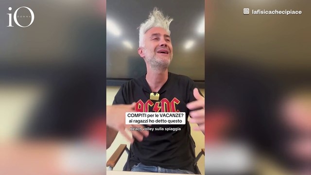 I compiti delle vacanze del prof Vincenzo Schettini che fanno bene alla vita