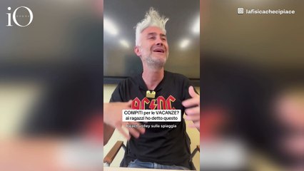 I compiti delle vacanze del prof Vincenzo Schettini che fanno bene alla vita