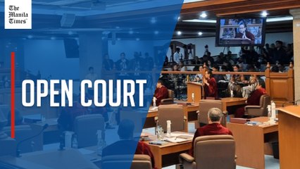 Senator-judges deliberate on motion to dismiss Sara impeachment case