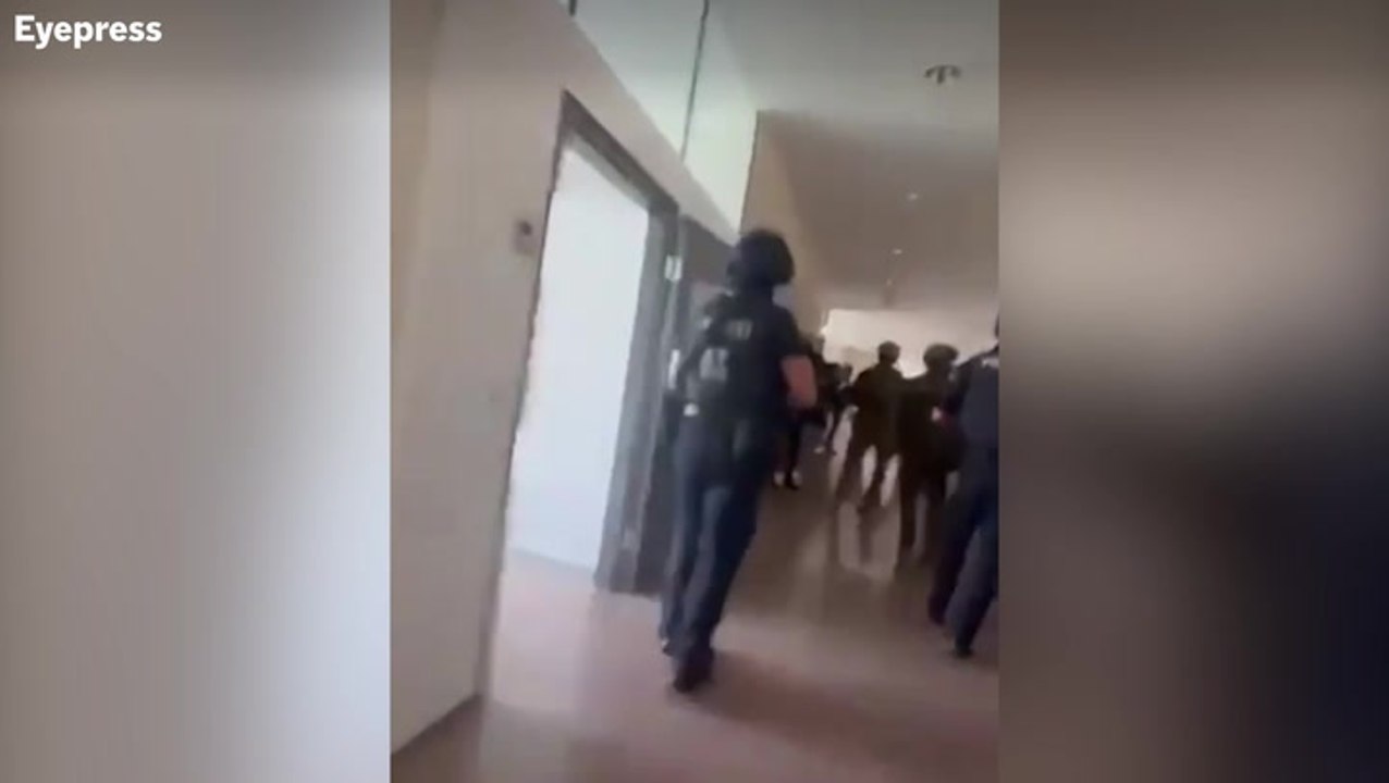 Austria school shooting: Gun shots heard in classroom as armed police storm building to rescue students