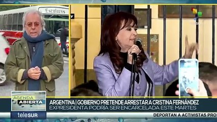 Gobierno argentino pretende arrestar a Cristina Fernández