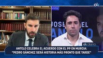 Antelo celebra el acuerdo con el PP en Murcia: 