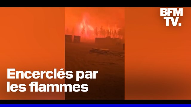 Canada: pris de court, ces ouvriers se sont retrouvés encerclés par les flammes d'un incendie