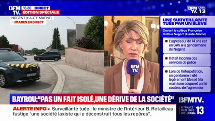 Surveillante tuée: "C'est la République entière qui est frappée et endeuillée", réagit Anne Genetet (Ensemble), ancienne ministre de l'Éducation nationale