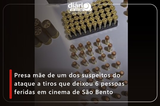 Presa mãe de um dos suspeitos do ataque a tiros que deixou 6 pessoas feridas em cinema de São Bento