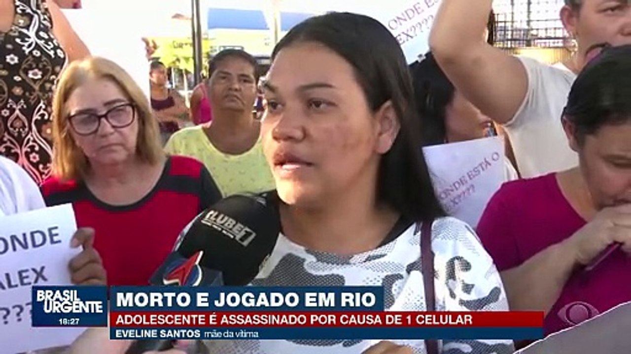 Morto e jogado em rio