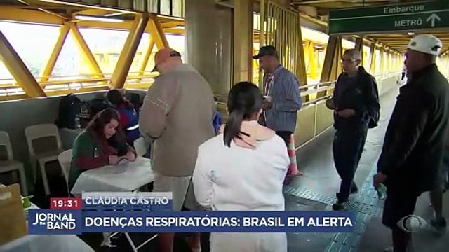 Brasil está em alerta com casos de doenças respiratórias