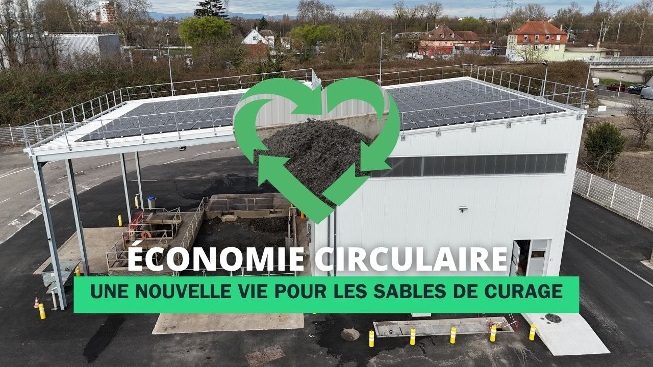 Économie circulaire : une nouvelle vie pour les sables de curage