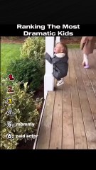Ranking The Most Dramatic Kids 👶