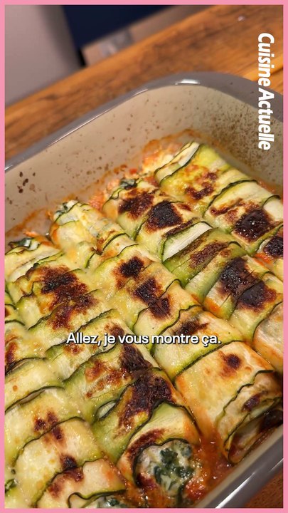 Cannellonis de courgette