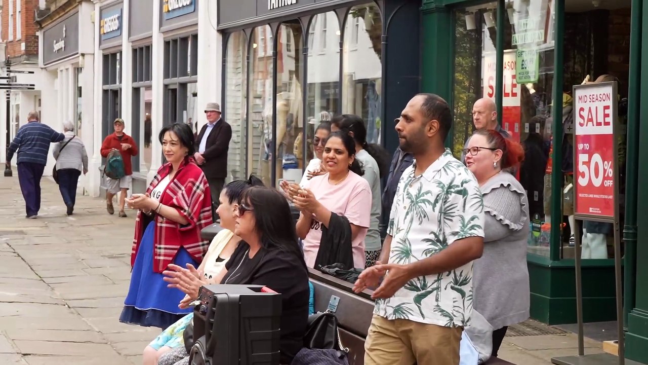 Flash mob takes over North Street and East Street in Chichester
