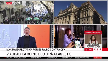 📢 LA CORTE SUPREMA DECIDIRÁ A LAS 16 HORAS SOBRE LA SITUACIÓN JUDICIAL DE CRISTINA KIRCHNER