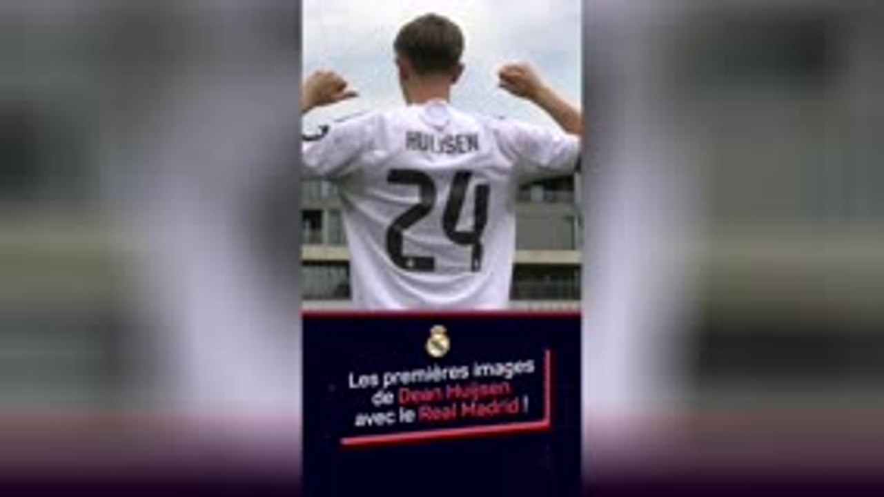 Real Madrid - Les premières images de Dean Huijsen sous ses nouvelles couleurs