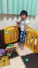 おやつの栗が美味しくてテンション上がっちゃう3歳児男の子（発達障がい（知的障害）-自閉性スペクトラム症） #面白動画　#かわいい　#可愛い　#面白い