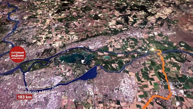 Critérium du Dauphiné, Étape 5 : Saint-Priest - Mâcon, parcours, profil et horaire - Cyclisme - Dauphiné