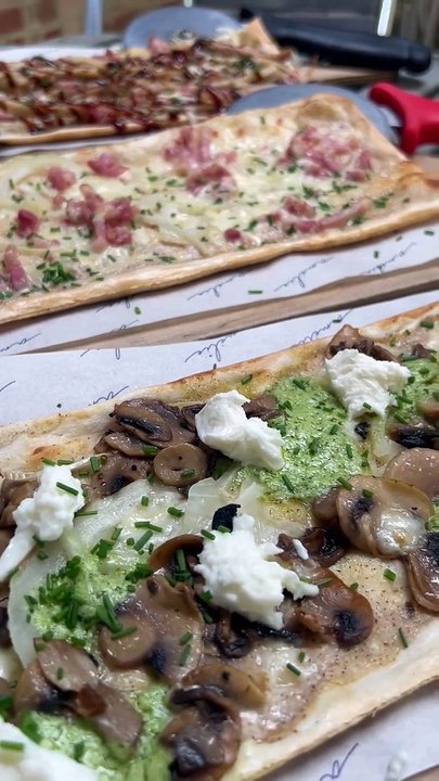 Review: We tried flammekueche at Amelie, Wyken Vineyards