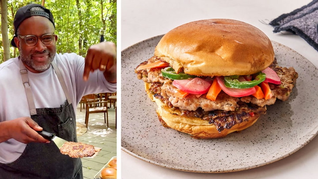 How to Make Chef Roscoe's Banh Mi Smash Burger