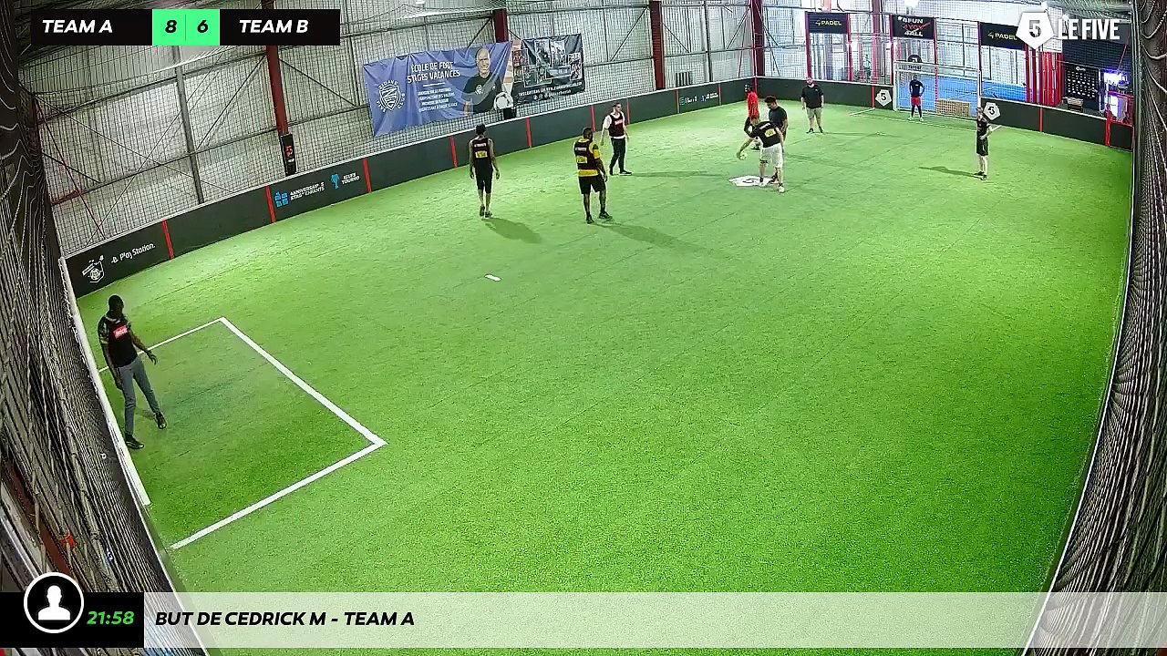 But de Cedrick M - Team A