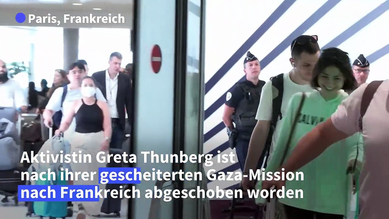 Greta Thunberg: Wir wurden von Israel 'entführt'