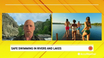 Safe swimming in rivers and lakes