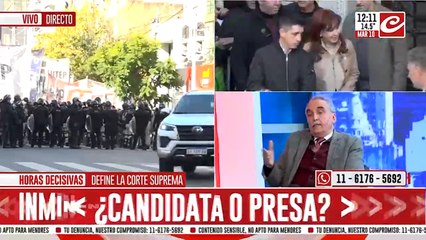 Guillermo Moreno: "Si Cristina va presa, hay que cuidarla y nadie va a contradecirla"
