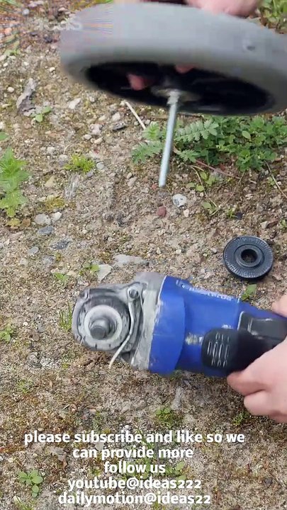 Great idea for making grass trimmer