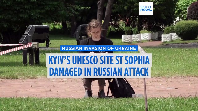 UNESCO World Heritage site St Sophia Cathedral in Kyiv damaged in Russian overnight attack