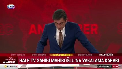 HALK TV'nin sahibi Cafer Mahiroğlu hakkında yakalama kararı