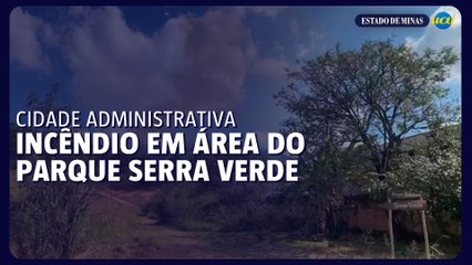 Incêndio em área do Parque Serra Verde