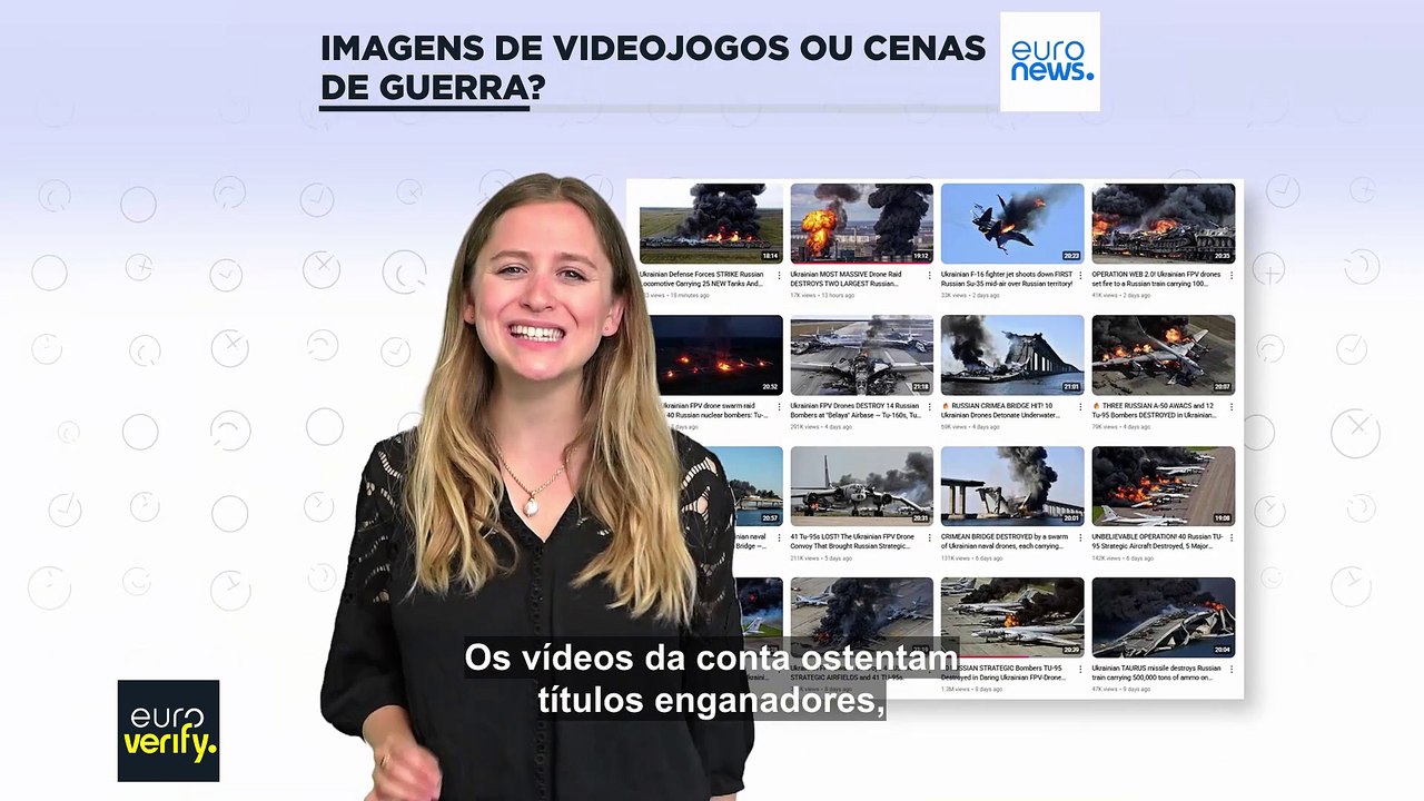 Falsos clips de jogos de vídeo sobre a guerra na Ucrânia enganam milhões de pessoas nas redes sociais