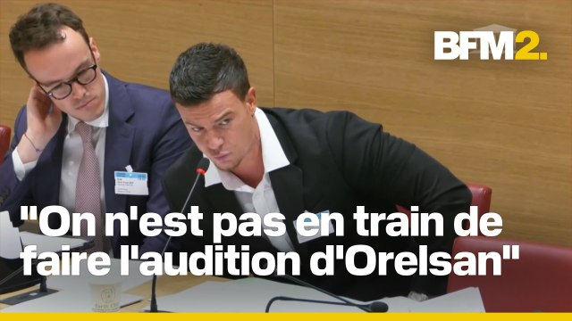 AD Laurent compare son contenu aux chansons de Michel Sardou, Orelsan et Bruno Mars pendant son audition à l'Assemblée nationale