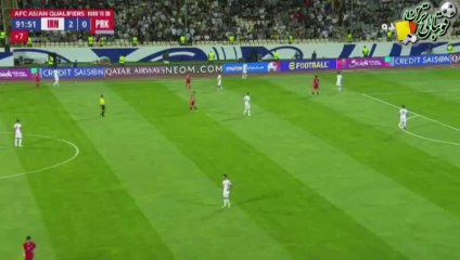 گل سوم بازی ایران و کره‌شمالی