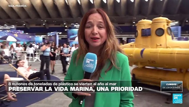 Informe desde Niza: plásticos, epicentro del debate de segundo día de Cumbre por los Océanos