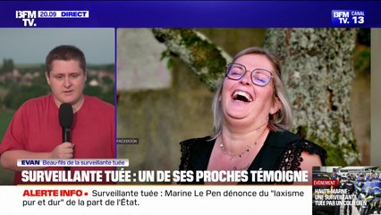 "Aider les jeunes, c'était ce qui la poussait le matin à se lever": Evan, beau-fils de Mélanie, poignardée mortellement, témoigne sur BFMTV