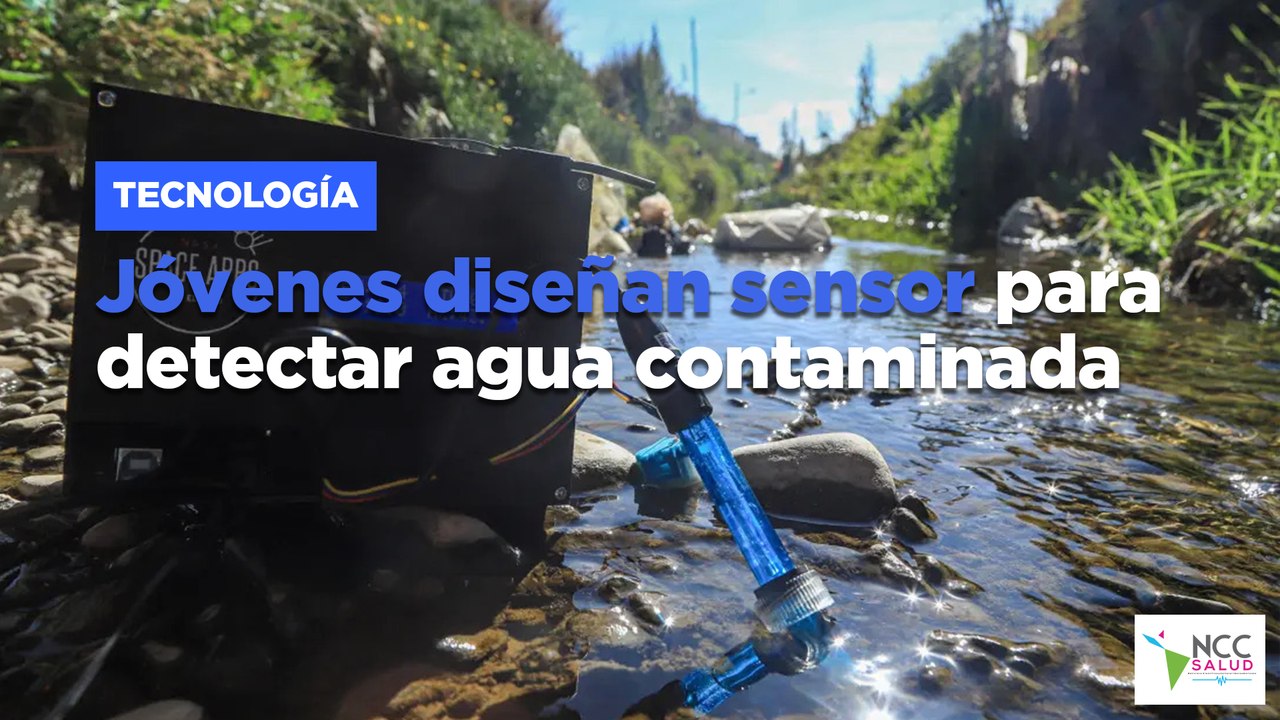 Jóvenes diseñan sensor para detectar agua contaminada