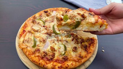 Pizza Recipe Without Oven #tastemadeworld #pizza #pitza #homemadepizza #noovenpizza #trending
