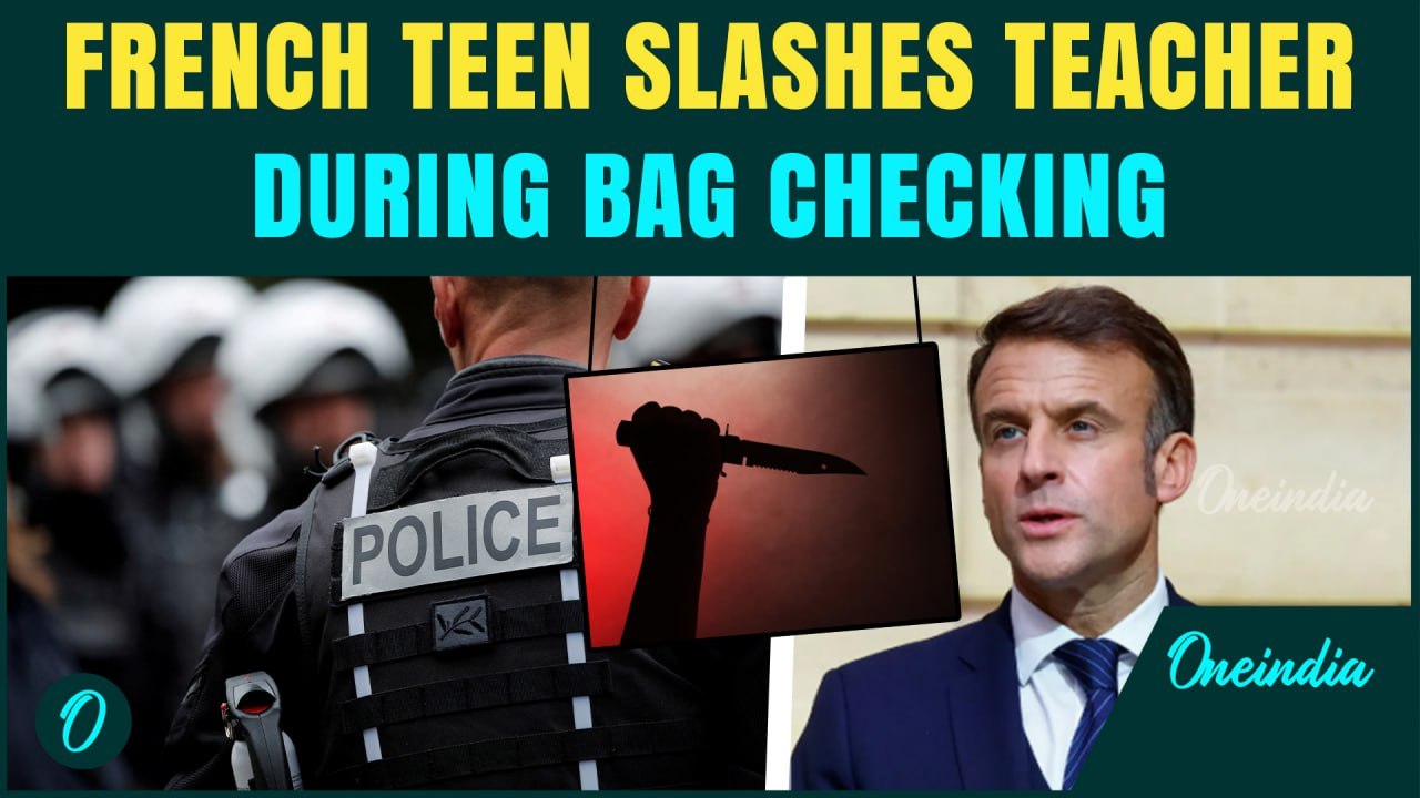 French School Stabbing: 14-Year-Old Student Kills With Knife Teacher During Bag Check |Macron Reacts