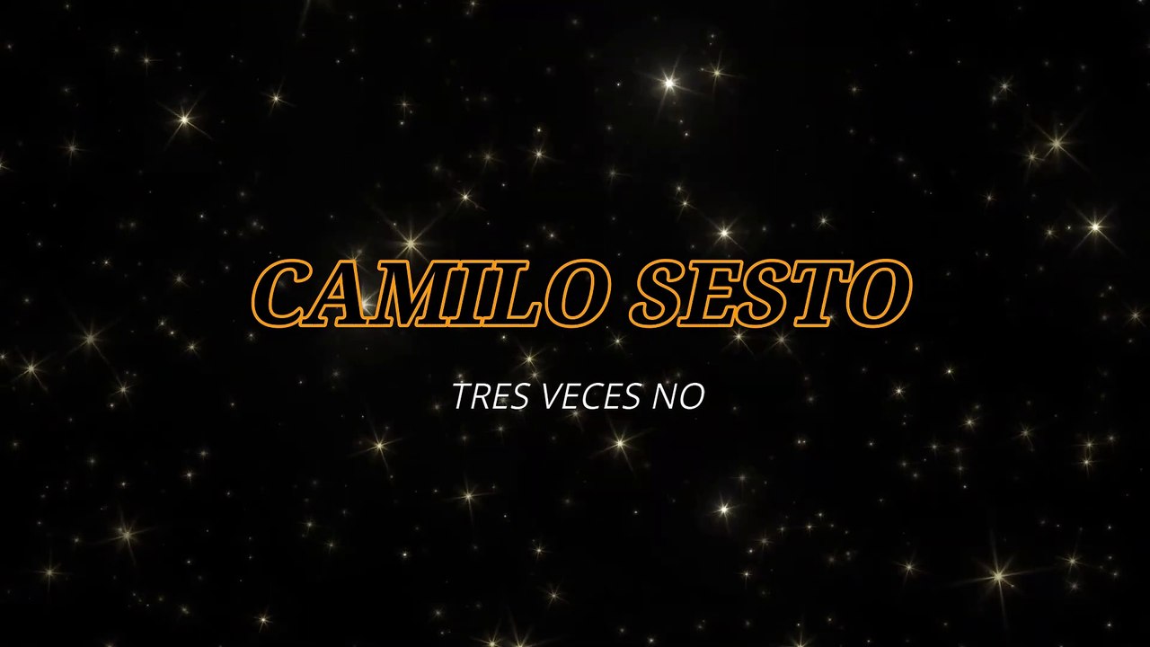 Camilo Sesto - Tres veces no (KARAOKE)