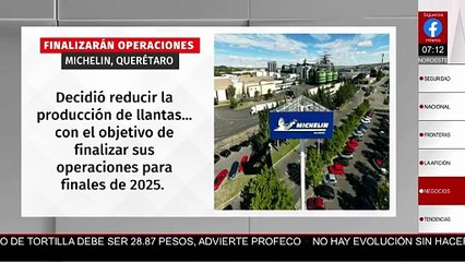 Michelin anunció el cierre de su planta de Querétaro a finales de 2025