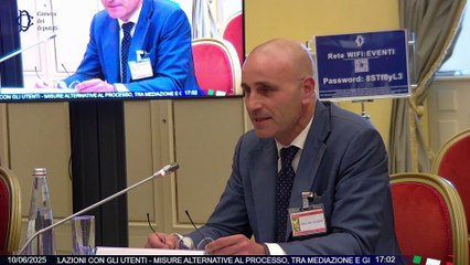 Roma - Digitalizzazione e relazioni con gli utenti, misure alternative al processo, tra mediazione e giustizia riparativa - Partecipa Rampelli (10.06.25)