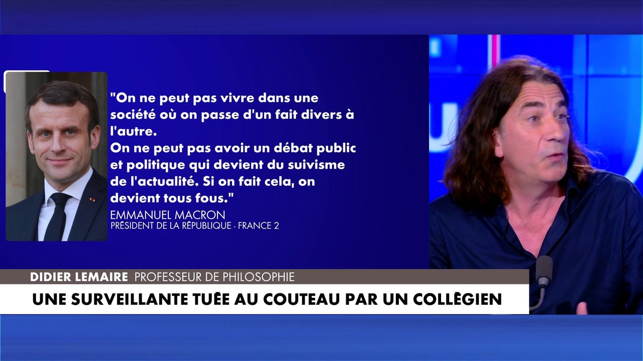 Didier Lemaire : «Le peuple français est en train de perdre prise sur son propre destin»